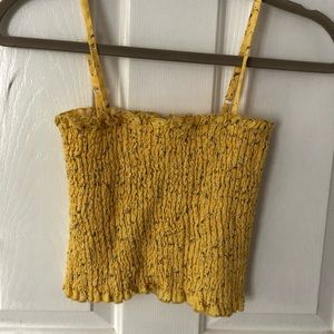 Brandy Melville smocked tank